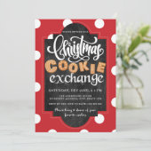 クリスマスクッキー交換パーティー 招待状 (スタンド正面)