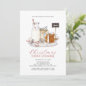 クリスマスクッキー交換パーティー 招待状 (スタンド正面)