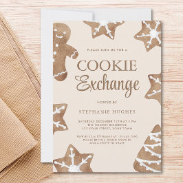 クリスマスクッキー交換パーティー 招待状