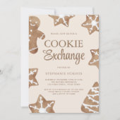 クリスマスクッキー交換パーティー 招待状 (正面)