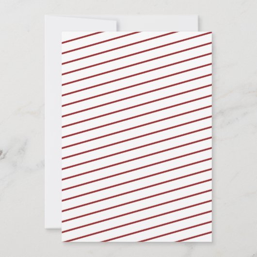 クリスマスクッキー交換ホリデーパーティー 招待状 (裏面)