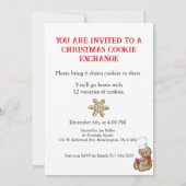 クリスマスクッキー交換会 招待状 (裏面)