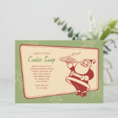 クリスマスクッキー交換招待状 招待状 (スタンド正面)