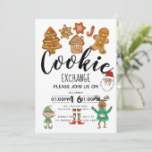 クリスマスクッキー交換資金調達者イベントパーティー 招待状 (スタンド正面)