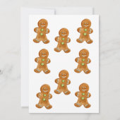 クリスマスクッキー交換資金調達者イベントパーティー 招待状 (裏面)