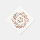 クリスマスクッキー交換 スタンダードカクテルナプキン (角)