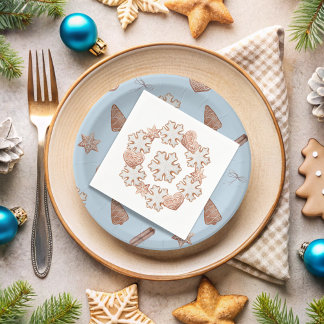 クリスマスクッキー交換 スタンダードカクテルナプキン