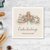 クリスマスクッキー交換 スタンダードカクテルナプキン