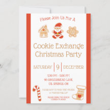 クリスマスクッキー交換、ホリデーパーティー