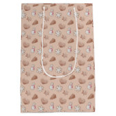 クリスマスクッキー交換 ミディアムペーパーバッグ (裏面)