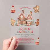 クリスマスクッキー交換 | 休カラフル日 アクリル招待状 (インサイチュ (ポータブル))