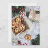 クリスマスクッキー交換 招待状 (正面)