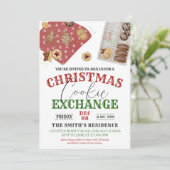 クリスマスクッキー交換 招待状 (スタンド正面)