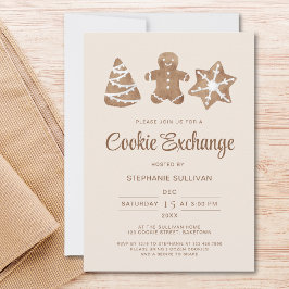 クリスマスクッキー交換 招待状