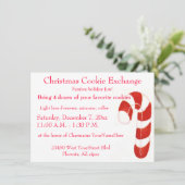 クリスマスクッキー交換 招待状 (スタンド正面)