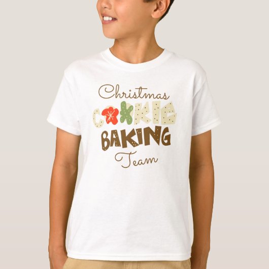 クリスマスクッキー作りチーム対決 Tシャツ (正面)