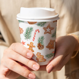 クリスマスクッキー冬のベビーシャワー 紙コップ