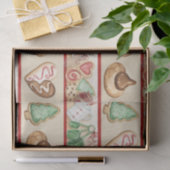 クリスマスクッキー包装組織 薄葉紙 (ギフト)