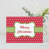 クリスマスクッキー招待状 招待状 (スタンド正面)