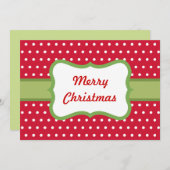 クリスマスクッキー招待状 招待状 (正面/裏面)