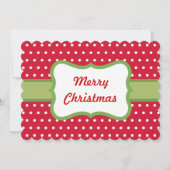 クリスマスクッキー招待状 招待状 (正面)