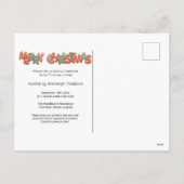 クリスマスクッキー焼いた招待状 シーズンポストカード (裏面)