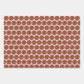 クリスマスクッキー砂タートツリーリンツァートルテ ラッピングペーパーシート (正面)