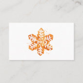 クリスマスクッキー赤ちゃんシャワーおむつラッフルチケット 名刺 (裏面)