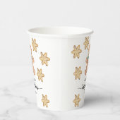 クリスマスクッキー赤ちゃんシャワー 紙コップ (右)