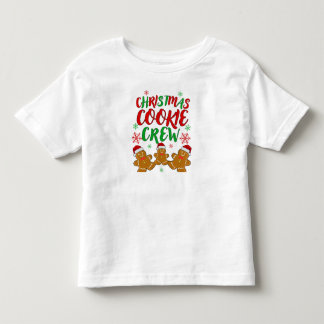 クリスマスクッキー部隊ジンジャーブレッドTシャツ トドラーTシャツ