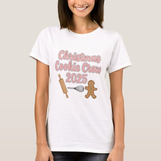 クリスマスクッキー部 2025 Tシャツ (正面)
