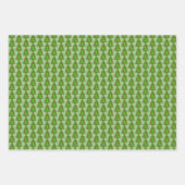 クリスマスクッキー雪だるまベルツリーホリデイベーキング ラッピングペーパーシート (正面3)