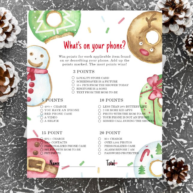 クリスマスクッキー電話ゲームの内容 (クリエイターアップロード済み)