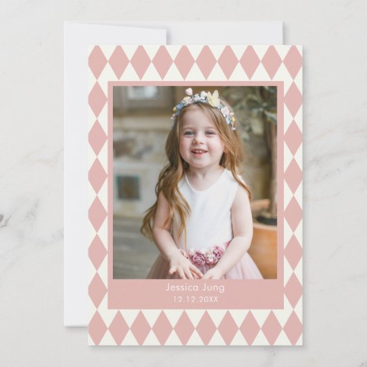 クリスマスクッキー2つの甘い2番目の誕生日パーティー 招待状 (裏面)