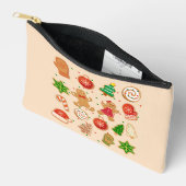 クリスマスクッキー アクセサリーポーチ (見開き)