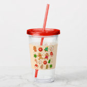 クリスマスクッキー アクリルタンブラー (裏面)