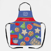 クリスマスクッキー エプロン (正面)