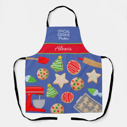 クリスマスクッキー エプロン (正面)