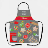 クリスマスクッキー エプロン (正面)