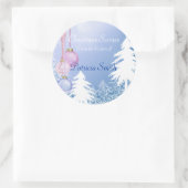 クリスマスクッキー、キャンディ、スイーツ、カスタム ラウンドシール (バッグ)