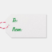 クリスマスクッキー ギフトタグ (裏面横)