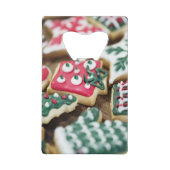 クリスマスクッキー クレジットカード栓抜き (正面)