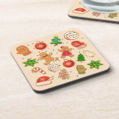 クリスマスクッキー コースター (左側)