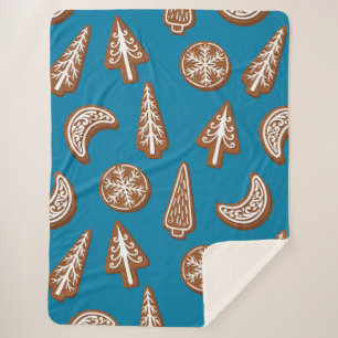 クリスマスクッキー シェルパブランケット