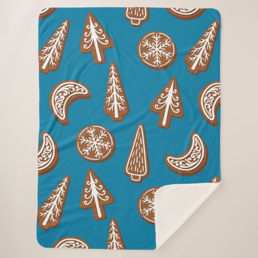 クリスマスクッキー シェルパブランケット (正面)