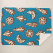 クリスマスクッキー シェルパブランケット (正面(横))