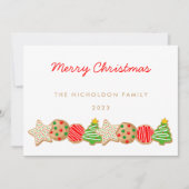 クリスマスクッキー シーズンカード (正面)