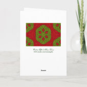 クリスマスクッキー シーズンカード (裏面)