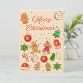 クリスマスクッキー シーズンカード (スタンド正面)