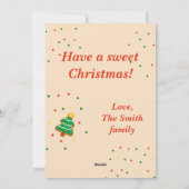 クリスマスクッキー シーズンカード (裏面)